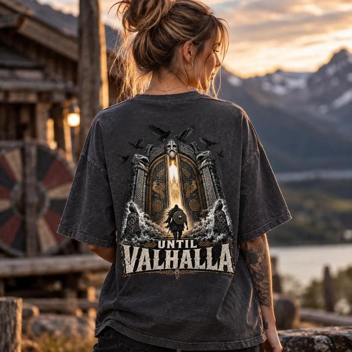 Until Valhalla – Viking Oversized T-Shirt
