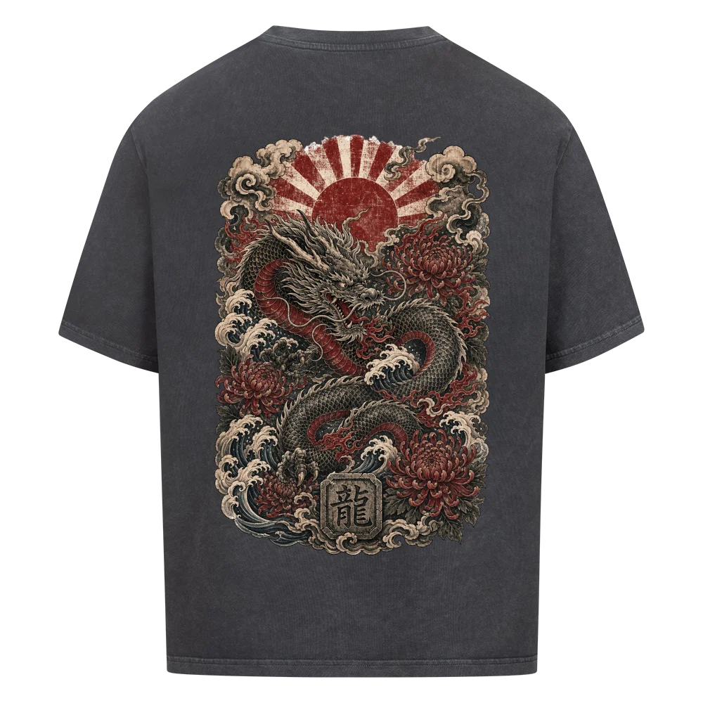 Rising Dragon – VACANCY Oversized Shirt 240gsm | FÐR // TOKYO UNDERGROUND
