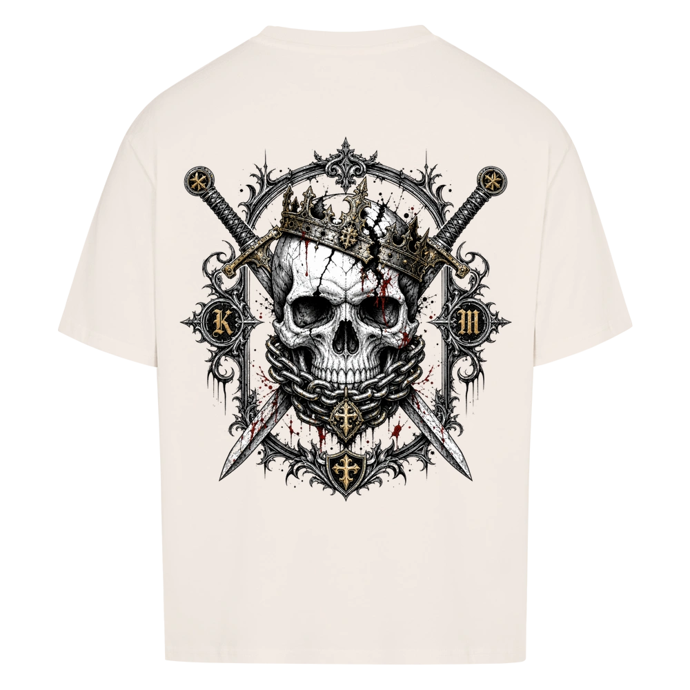 CROWNED IN CHAOS – VACANCY Oversized Shirt 240gsm | FRIÐUR
