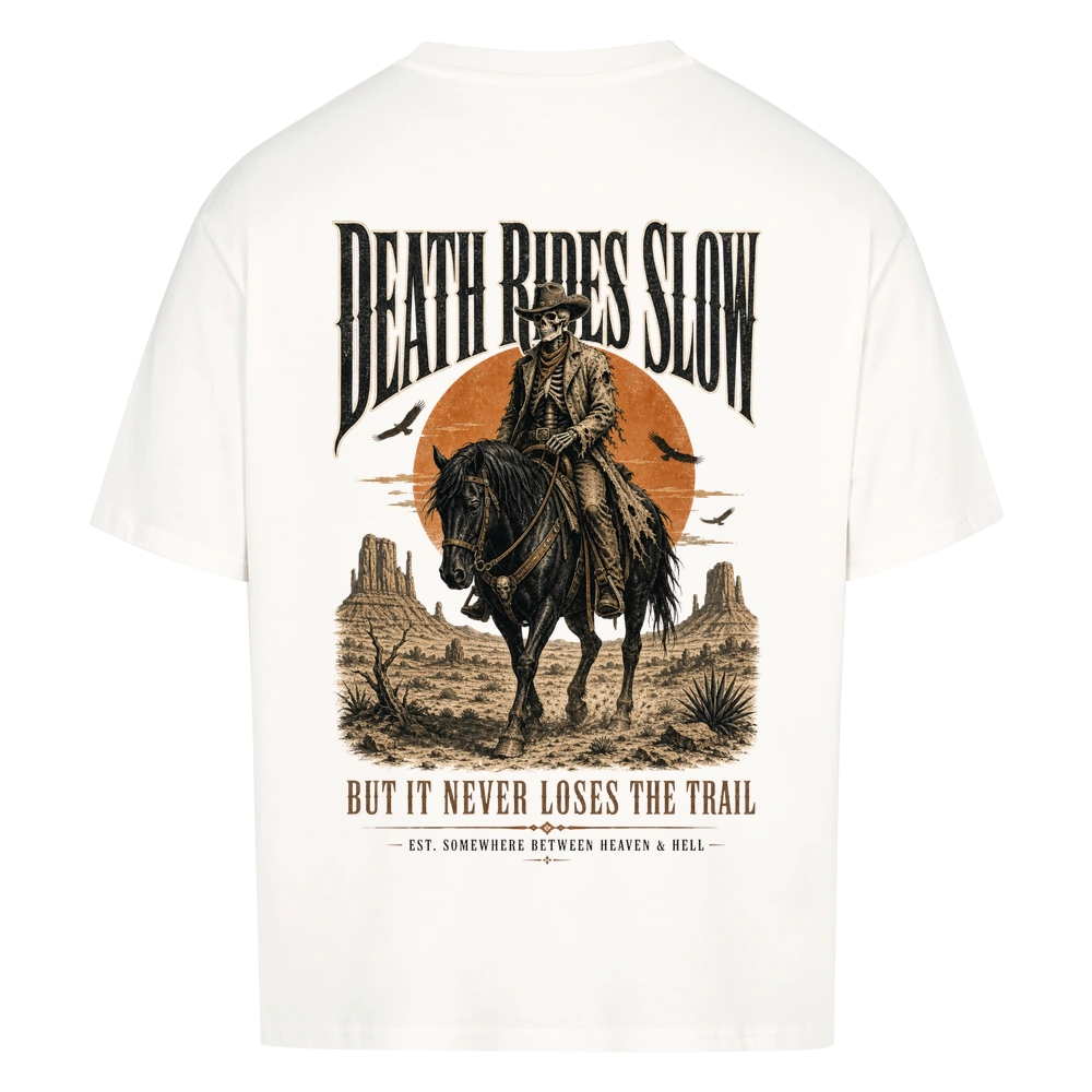 DEATH RIDES SLOW –  Oversized Shirt  FÐR