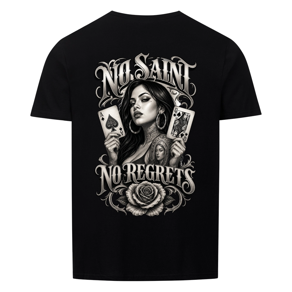 NO SAINT, NO REGRETS –  T-Shirt  FÐR