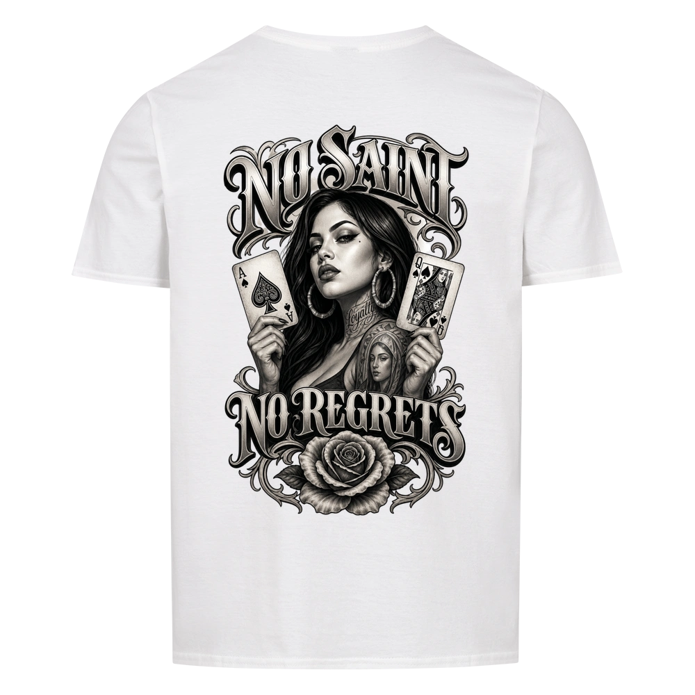 NO SAINT, NO REGRETS –  T-Shirt  FÐR