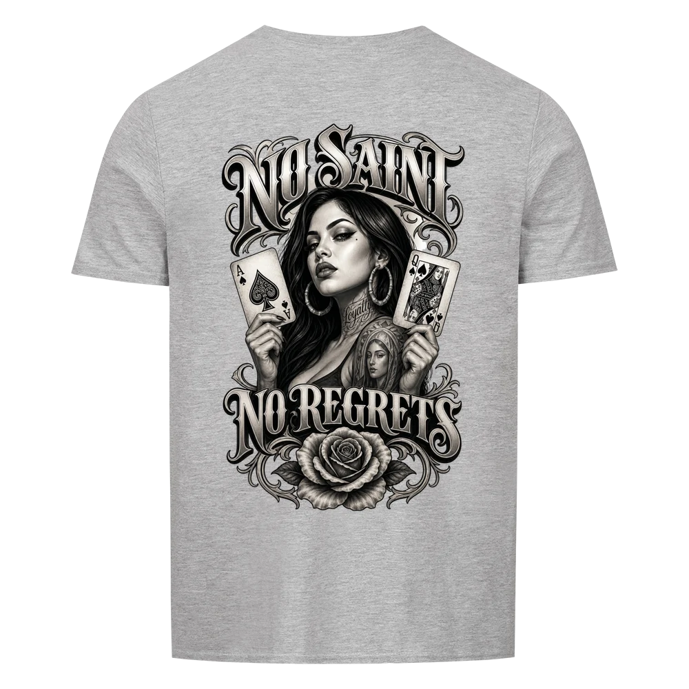 NO SAINT, NO REGRETS –  T-Shirt  FÐR