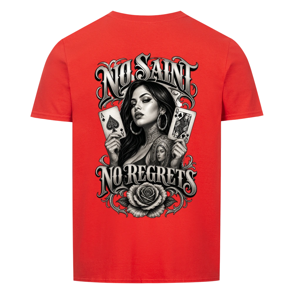 NO SAINT, NO REGRETS –  T-Shirt  FÐR