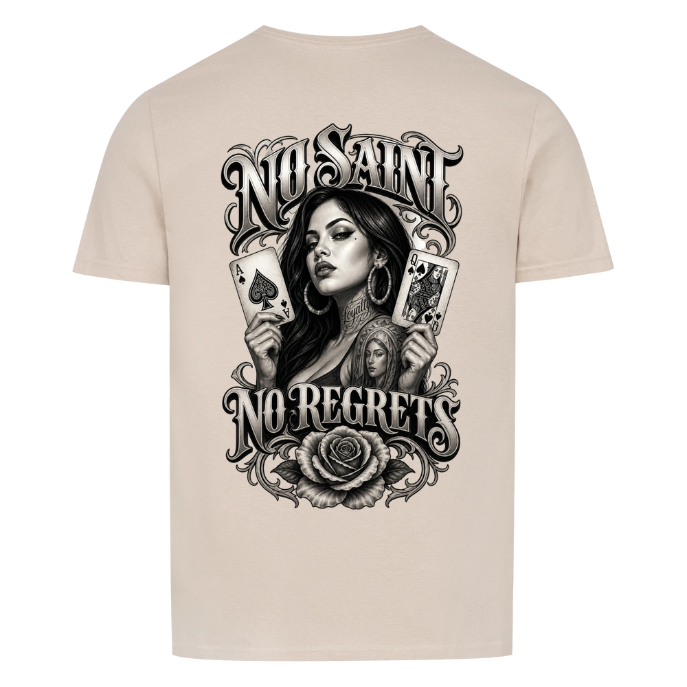 NO SAINT, NO REGRETS –  T-Shirt  FÐR