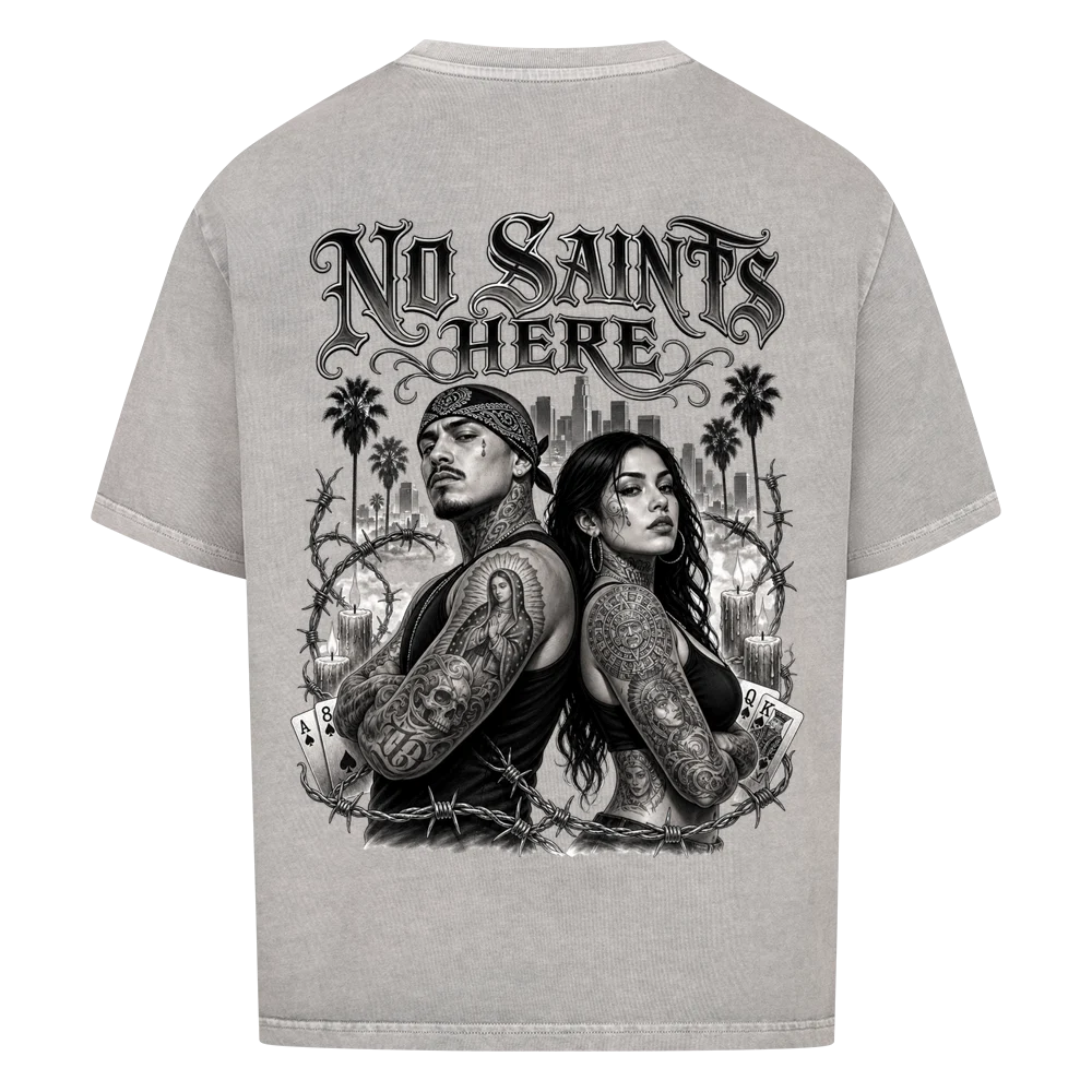 NO SAINTS HERE – Oversized Shirt