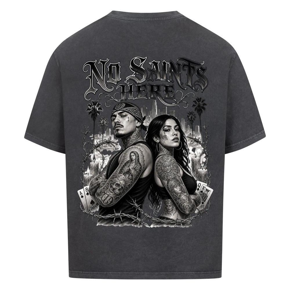 NO SAINTS HERE – Oversized Shirt