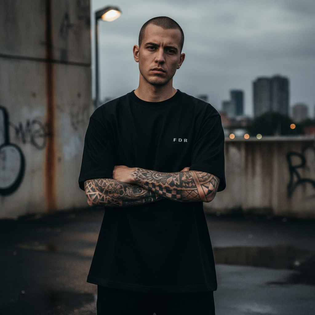 FÐR Oversized Shirt – Heavyweight Mechanic Death VACANCY Oversized Shirt