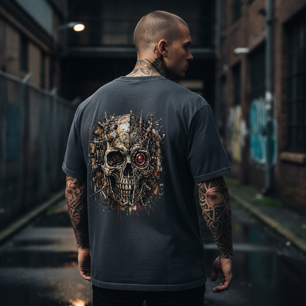 FÐR Oversized Shirt – Heavyweight Mechanic Death VACANCY Oversized Shirt