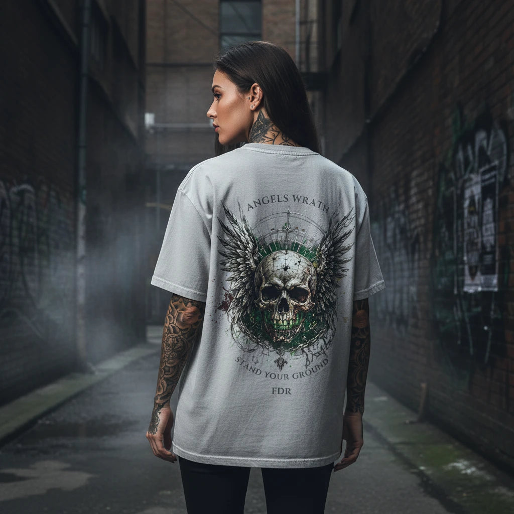 FÐR Angels Wrath: Ascension – Premium 240 GSM Heavyweight Oversized Shirt