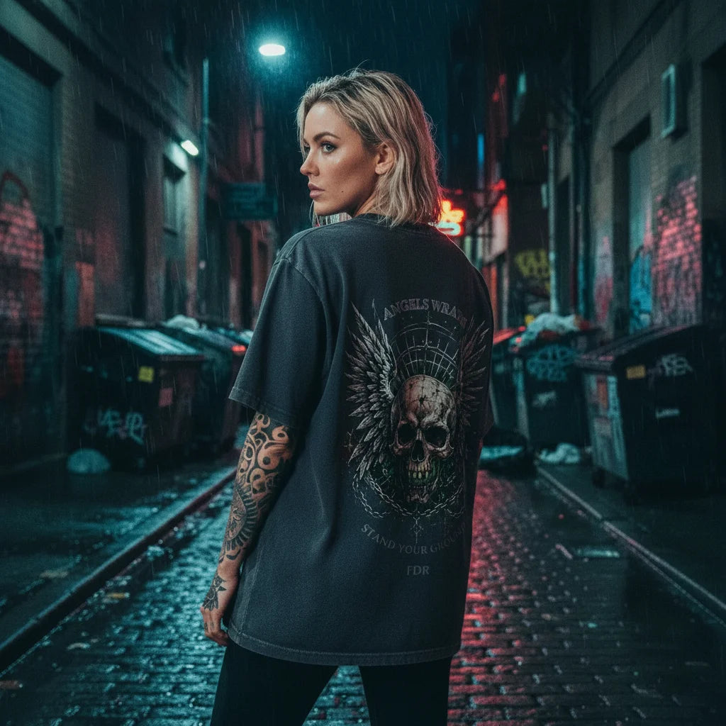 FÐR Angels Wrath: Ascension – Premium 240 GSM Heavyweight Oversized Shirt