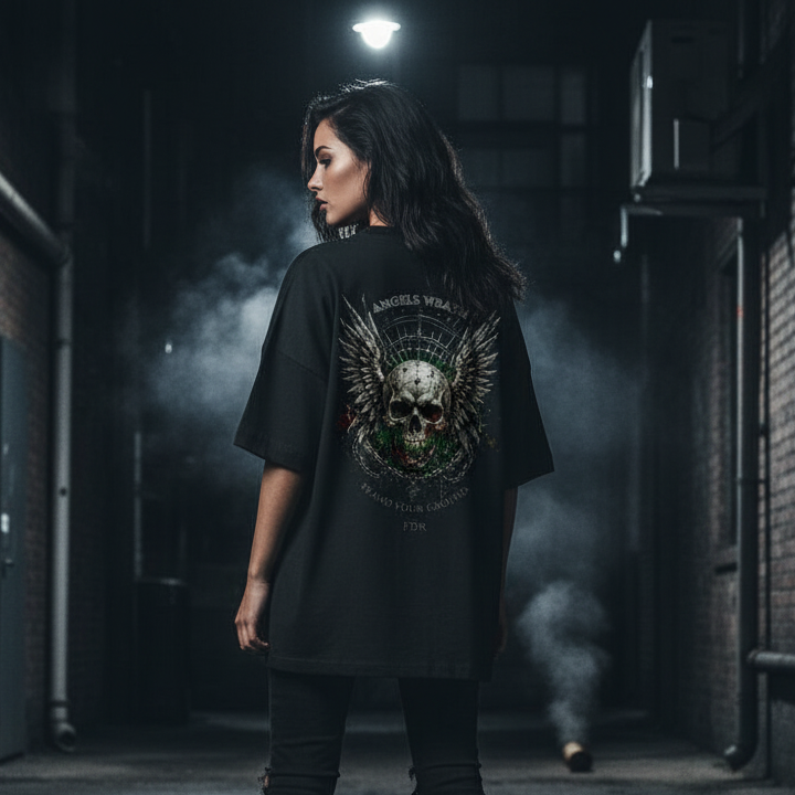 Angel's Wrath Organic Oversized Shirt – FRIÐUR