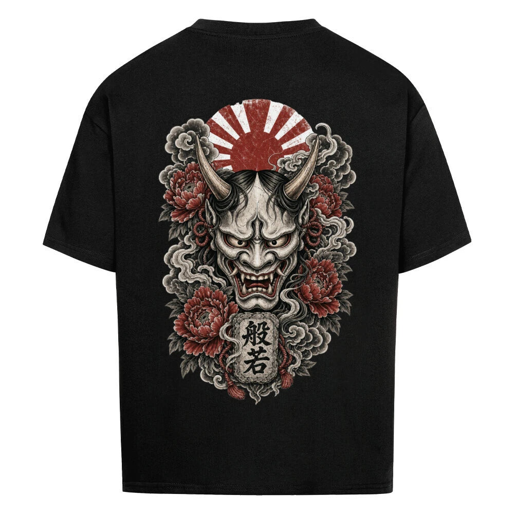 Hannya Maske – VACANCY Oversized Shirt 240gsm | Fridur Tokio Underground