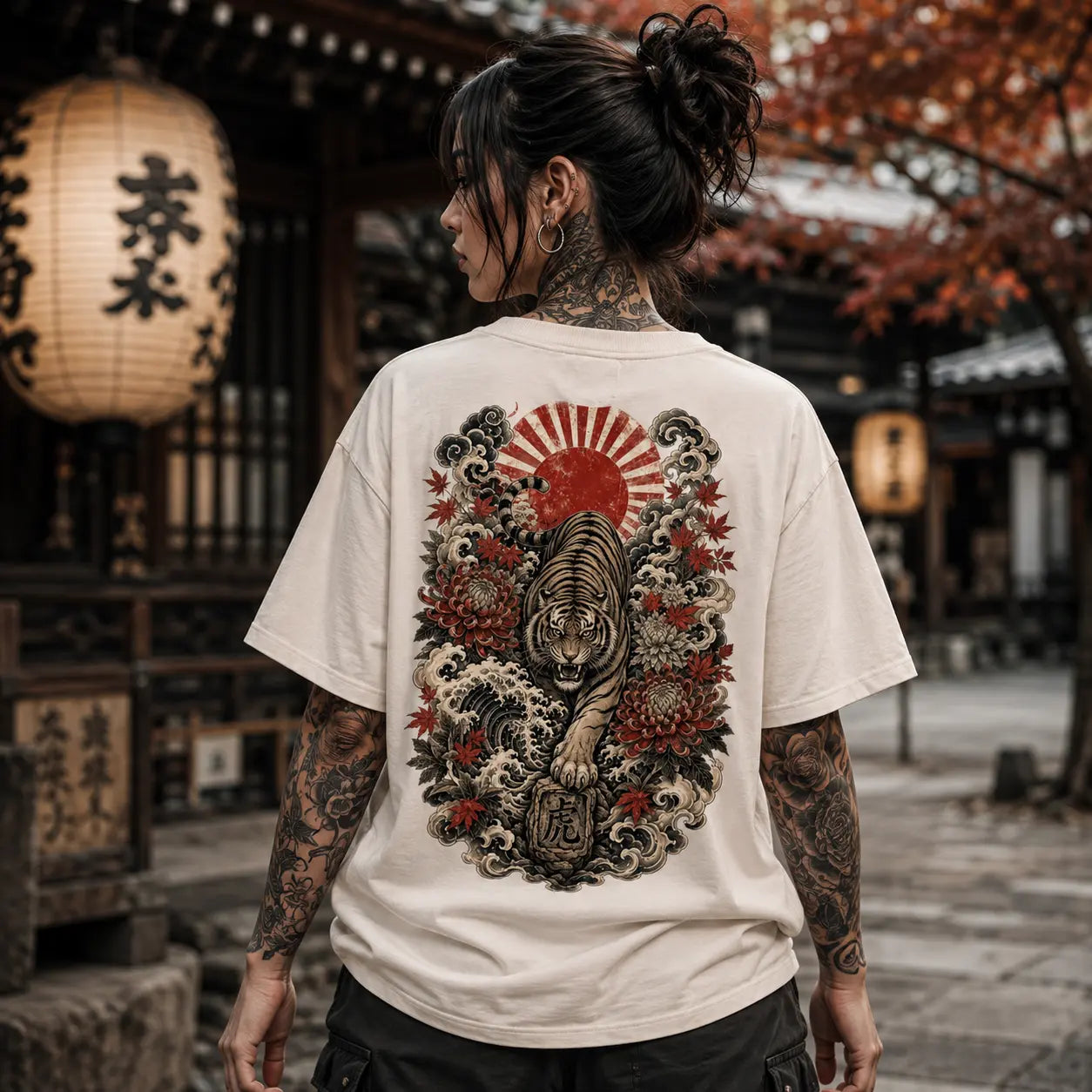 Rising Tiger – Oversized Shirt