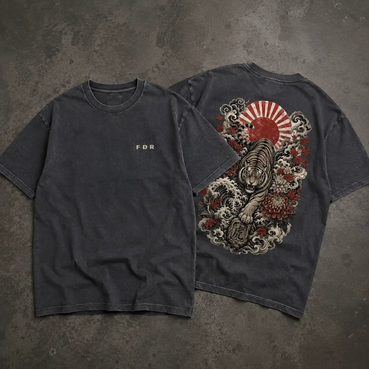 Rising Tiger – Oversized Shirt