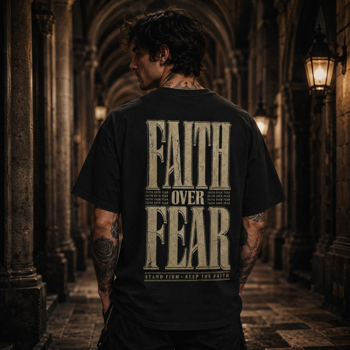 FAITH OVER FEAR – Oversized Shirt