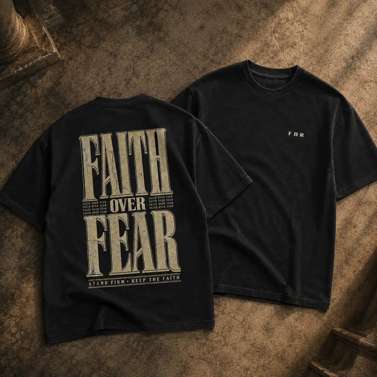 FAITH OVER FEAR – Oversized Shirt