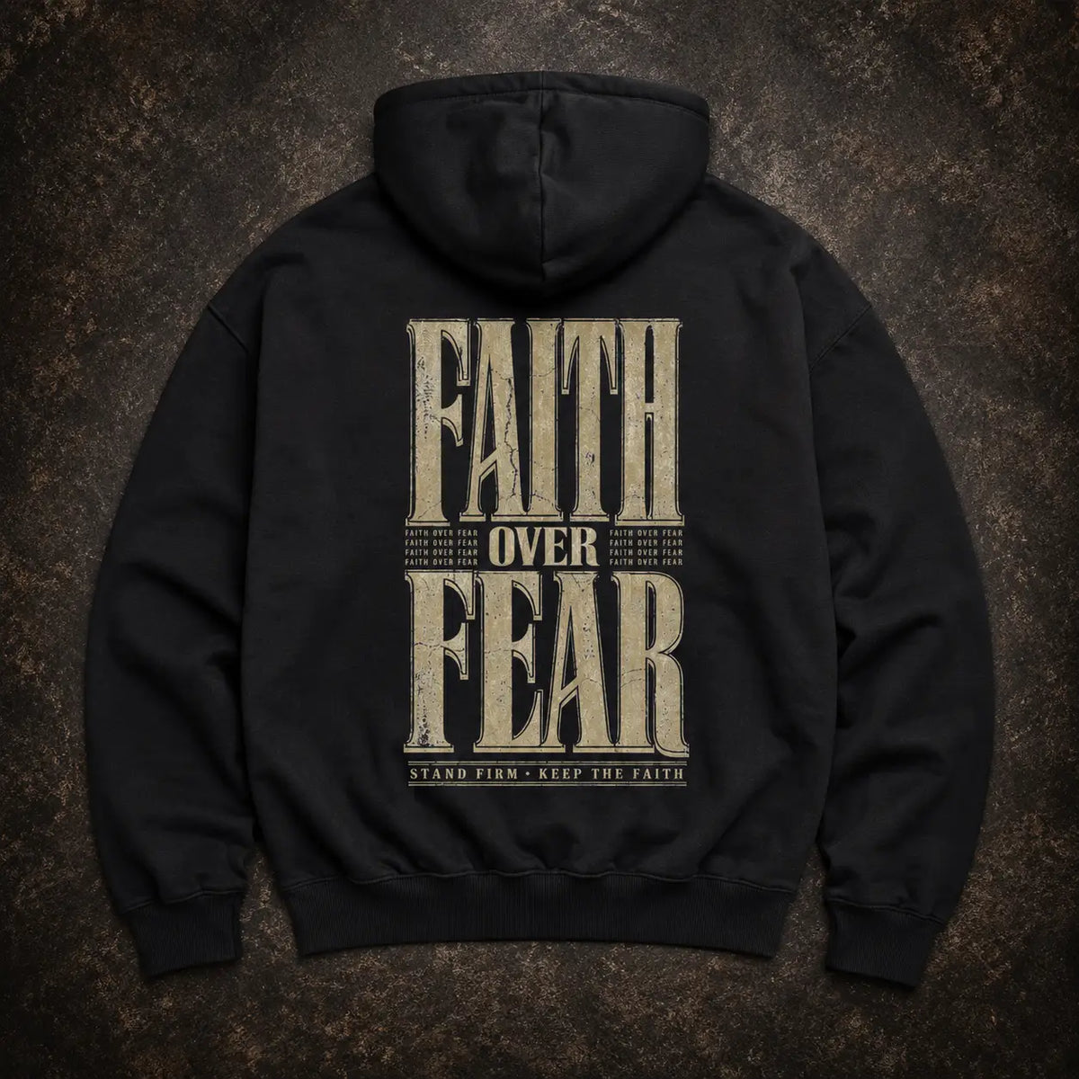 FAITH OVER FEAR –  Oversized Hoodie