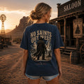 NO SAINTS OUT WEST – Premium T-Shirt  FÐR