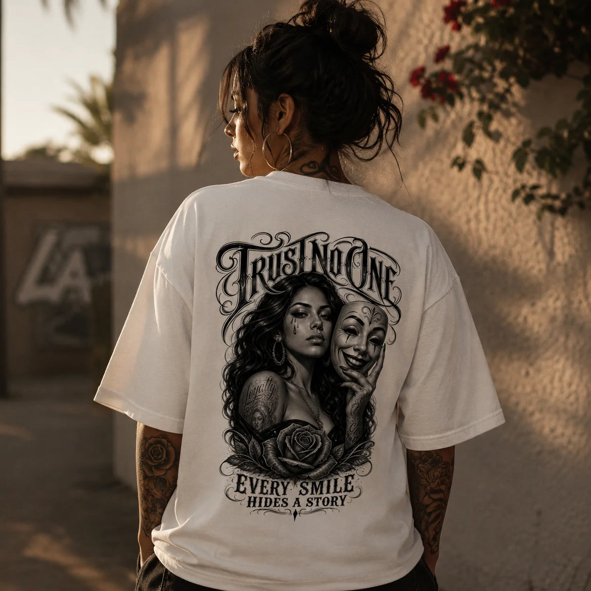 TRUST NO ONE –  Oversized Shirt  FÐR