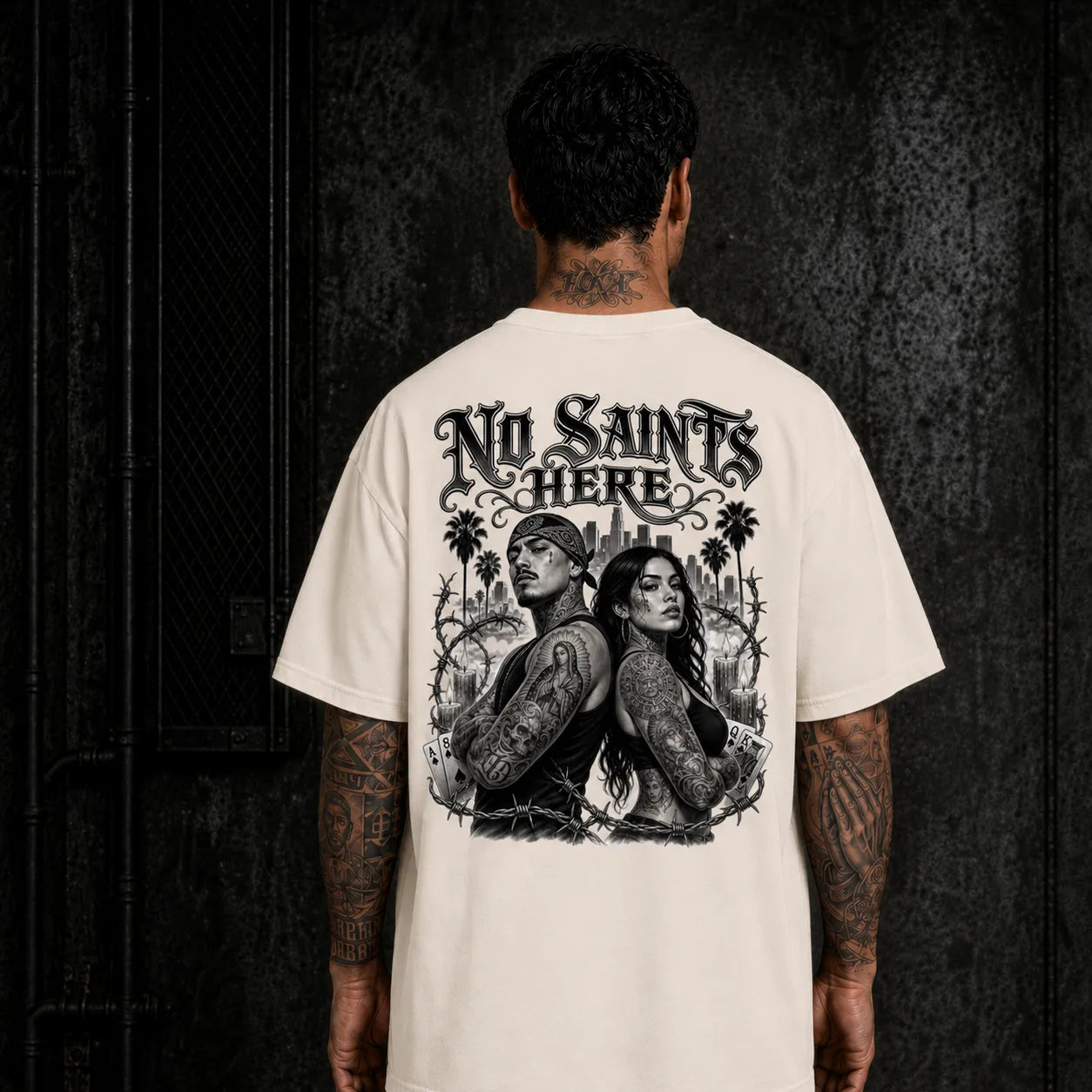 NO SAINTS HERE – Oversized Shirt