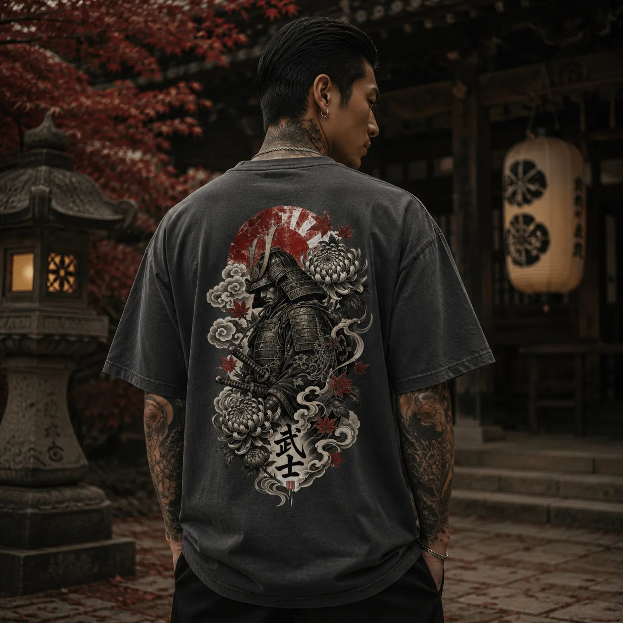 Samurai Tattoo – VACANCY Oversized Shirt 240gsm | Fridur Tokio Underground
