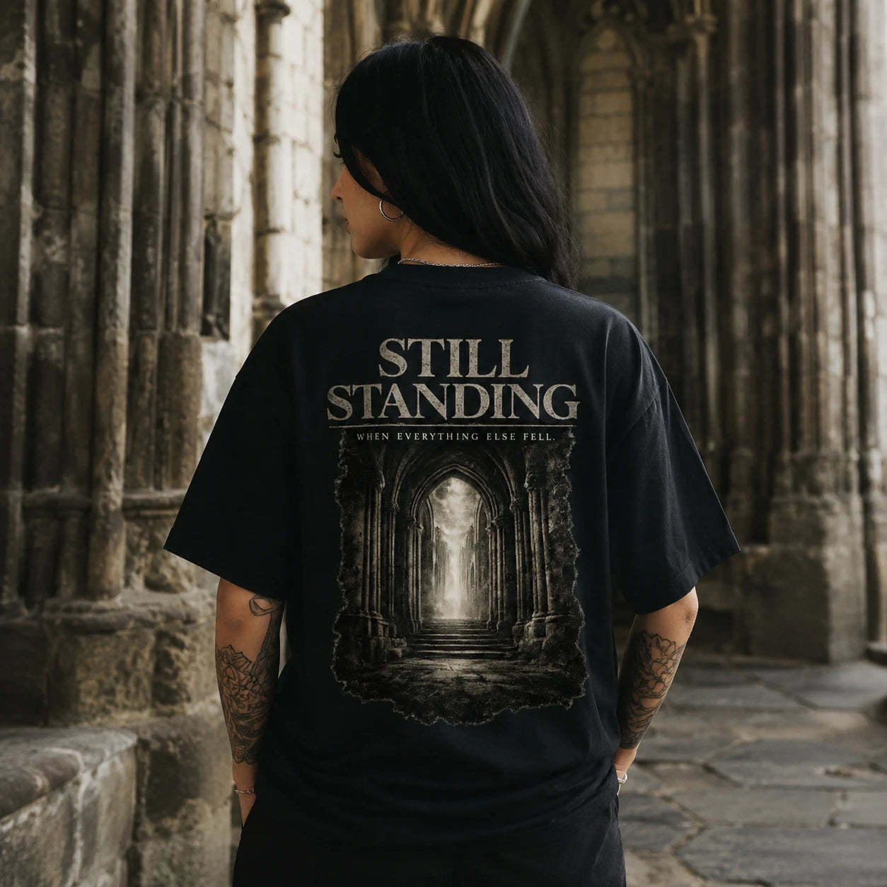 Still Standing Oversized Shirt – FRIÐUR