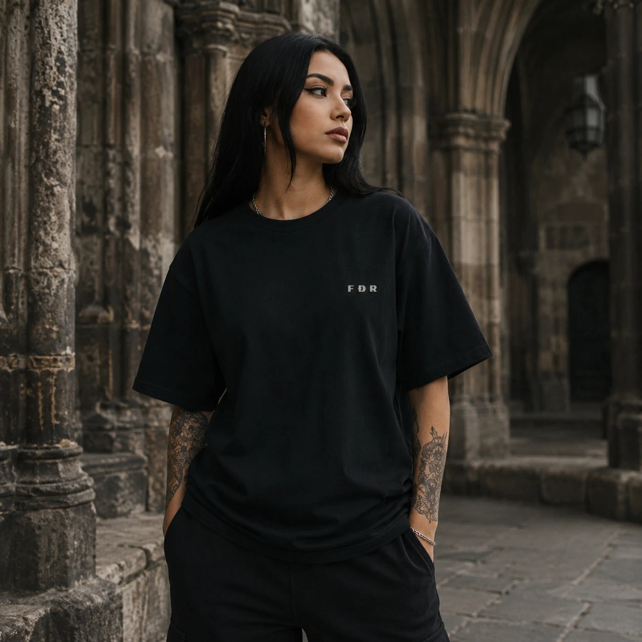 Still Standing Oversized Shirt – FRIÐUR