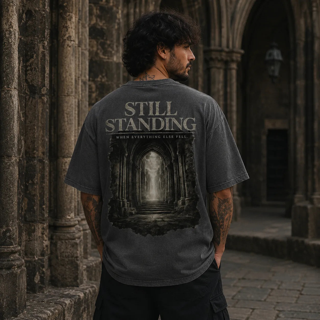 Still Standing Oversized Shirt – FRIÐUR
