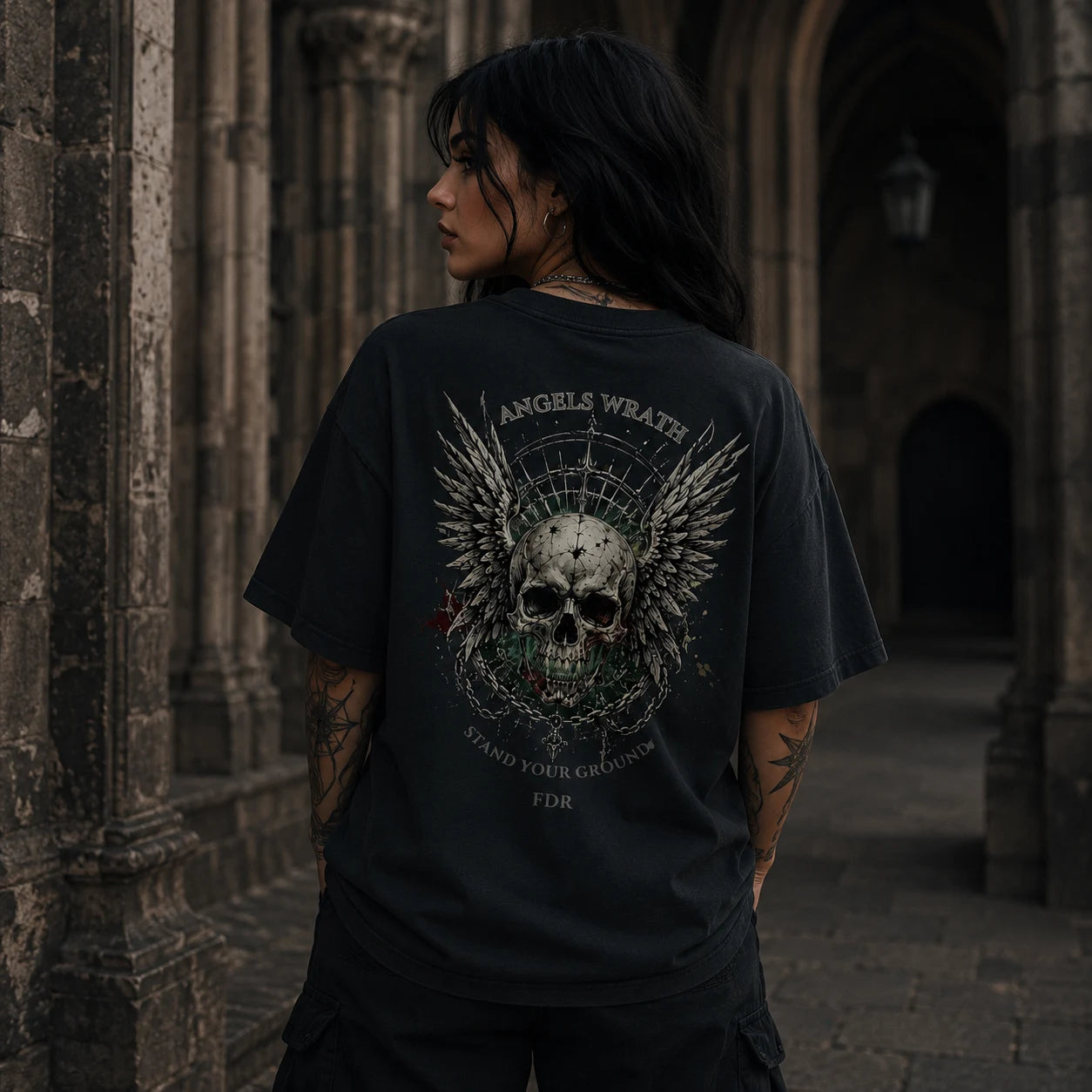 Angel's Wrath Organic Oversized Shirt – FRIÐUR