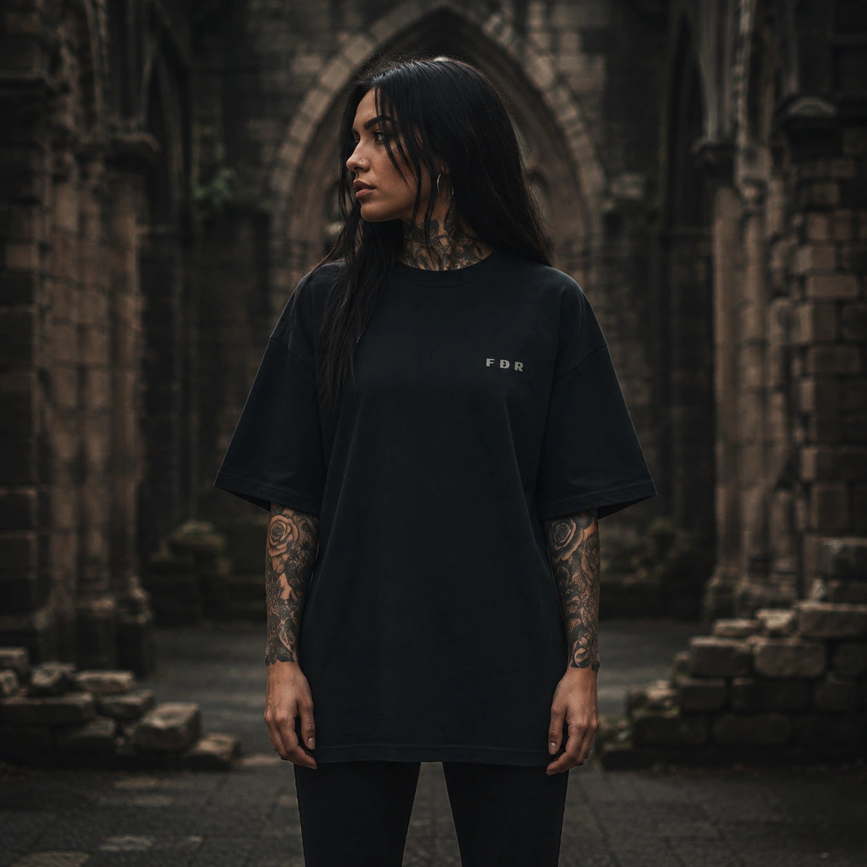 Still Standing Organic Oversized Shirt – FRIÐUR