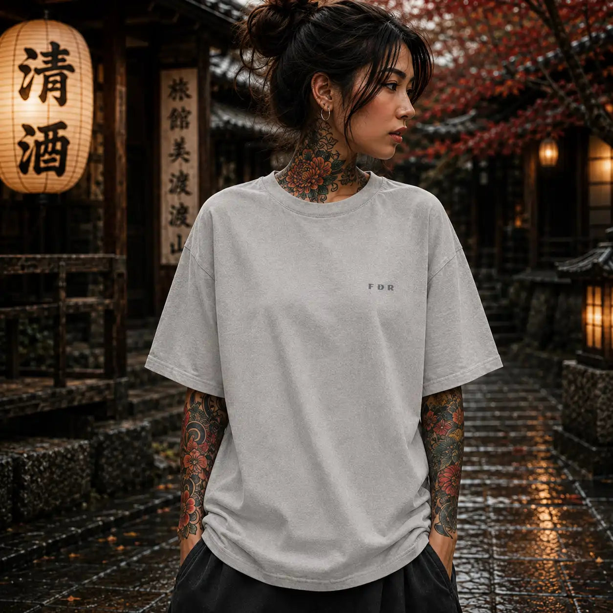 After Dark – VACANCY Oversized Shirt 240gsm | FÐR // TOKYO UNDERGROUND