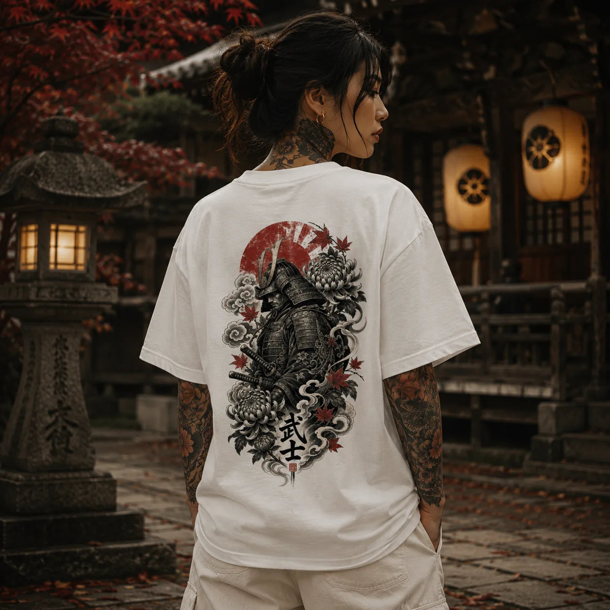 Samurai Tattoo – VACANCY Oversized Shirt 240gsm | Fridur Tokio Underground