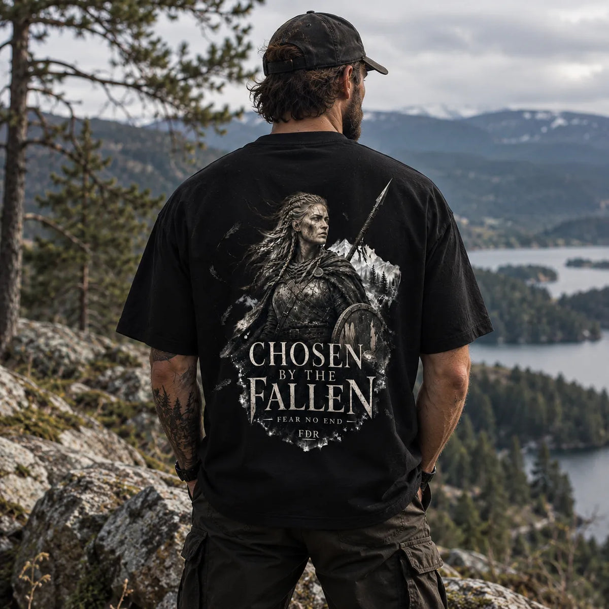 Chosen by the Fallen – Nordic Oversized T-Shirt