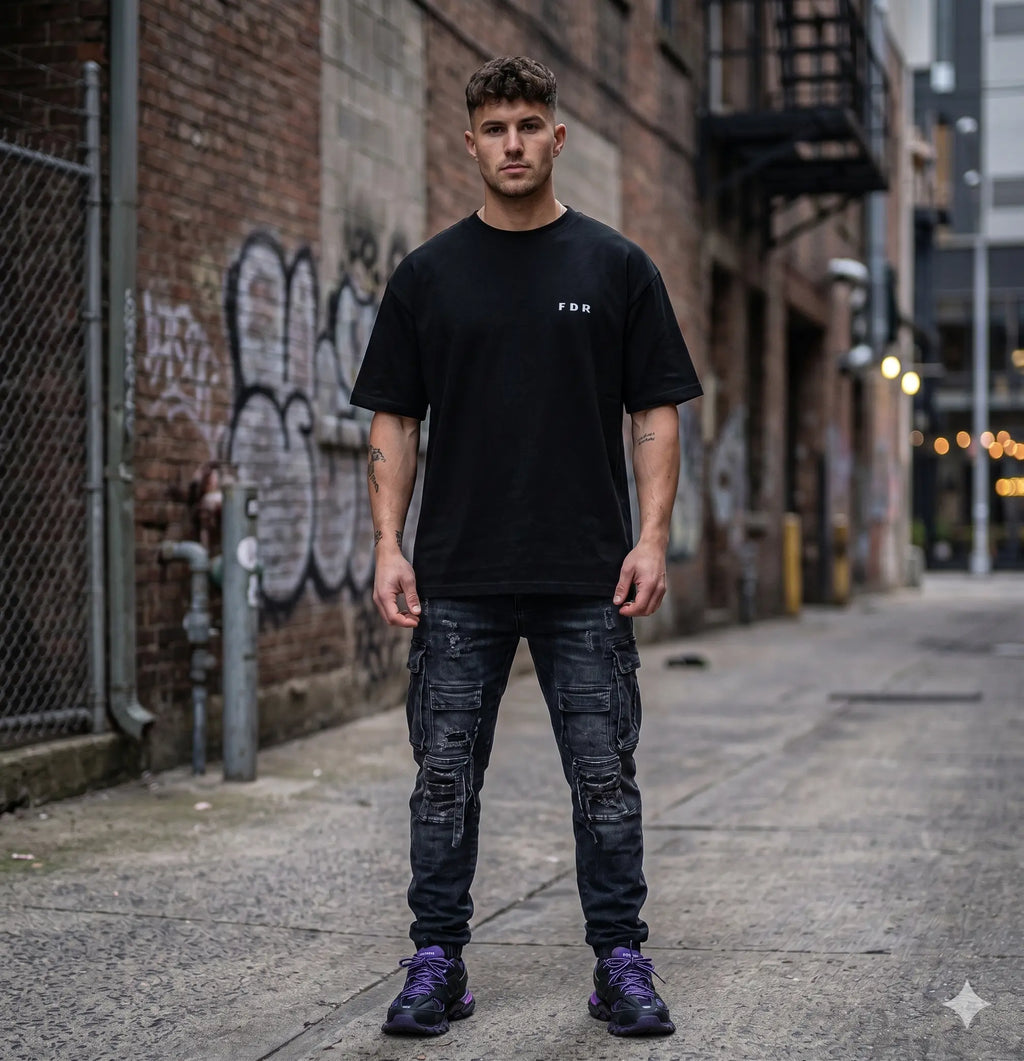 FDR Oversized Shirt – Heavyweight Smoke Demon VACANCY