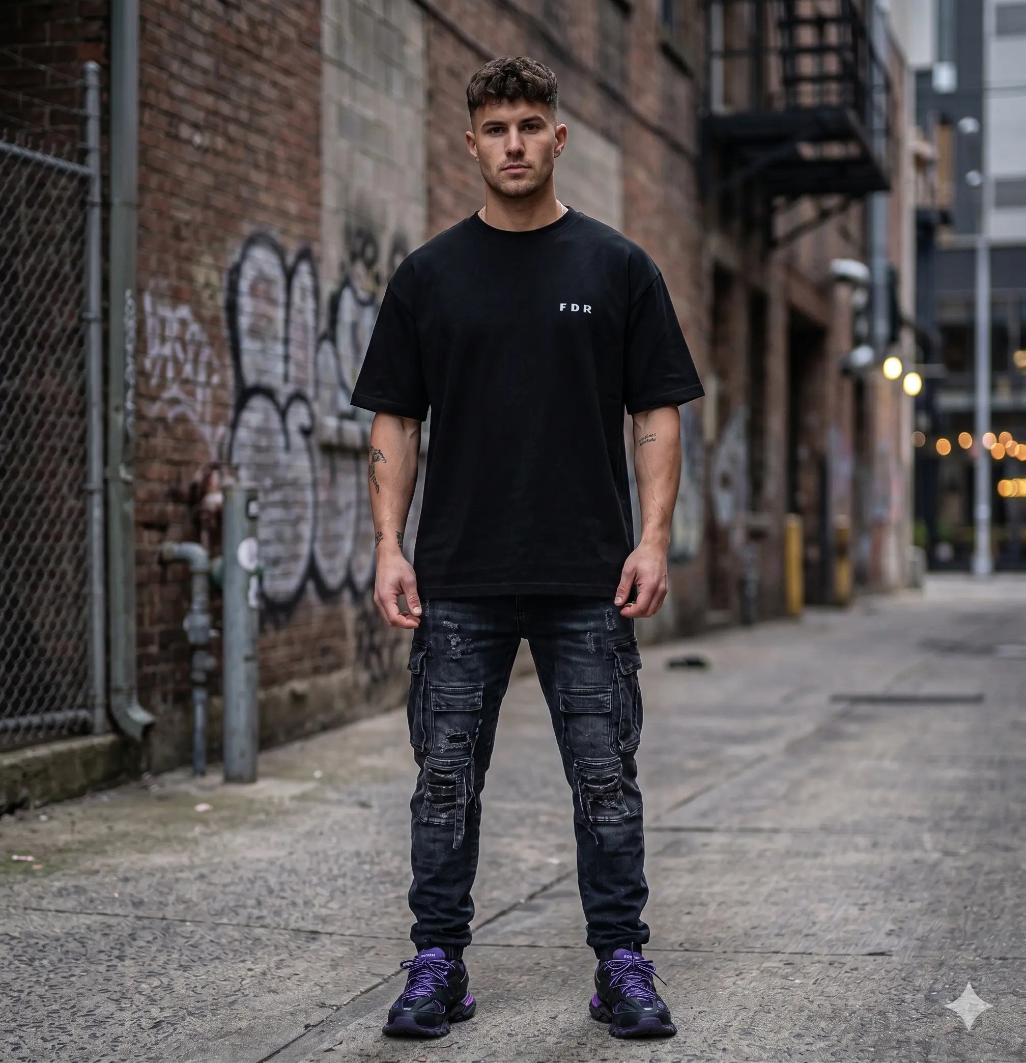 FDR Oversized Shirt – Heavyweight Smoke Demon VACANCY