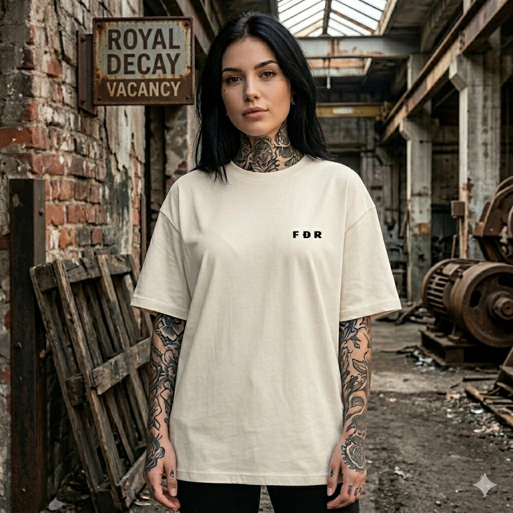 FDR Oversized Shirt – Heavyweight Royal Decay VACANCY