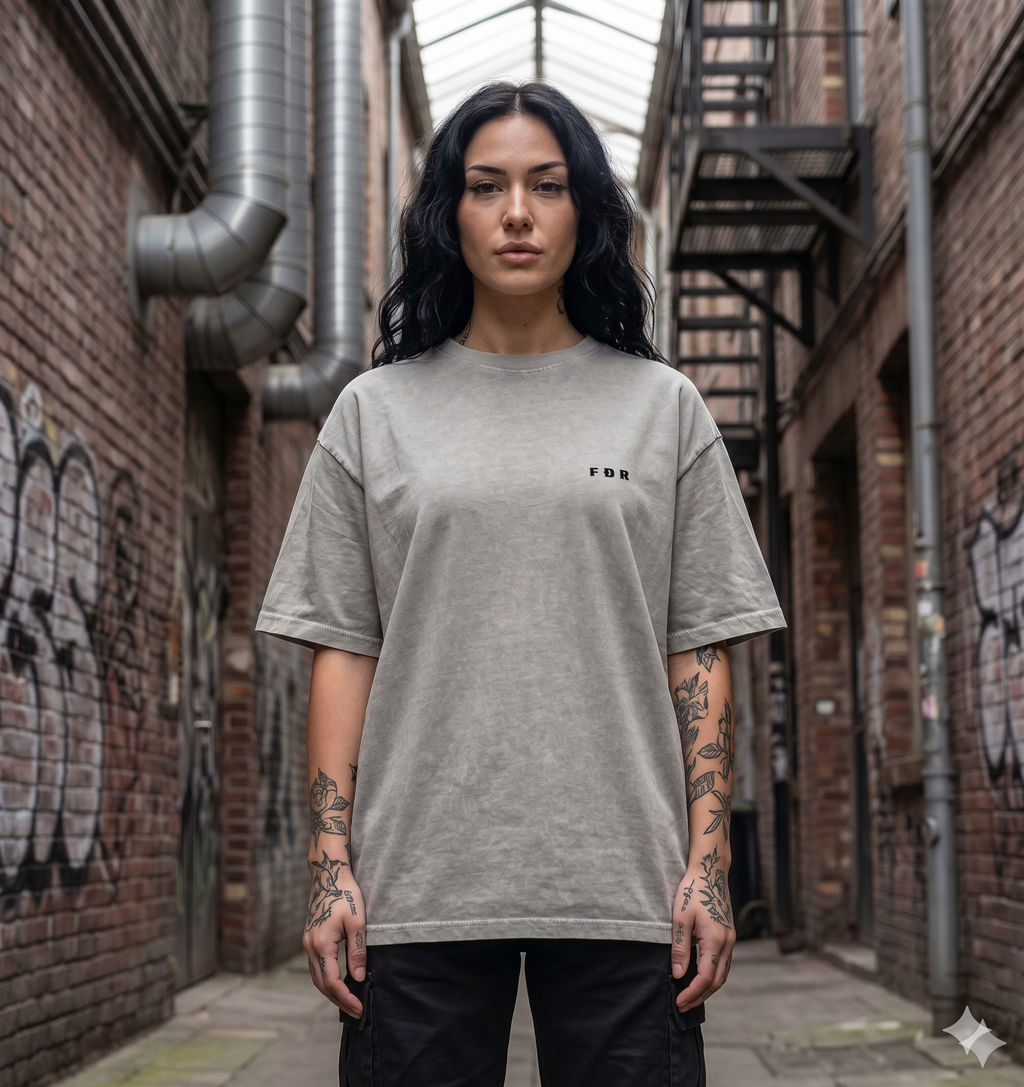 FDR Oversized Shirt – Heavyweight Snake Skull VACANCY
