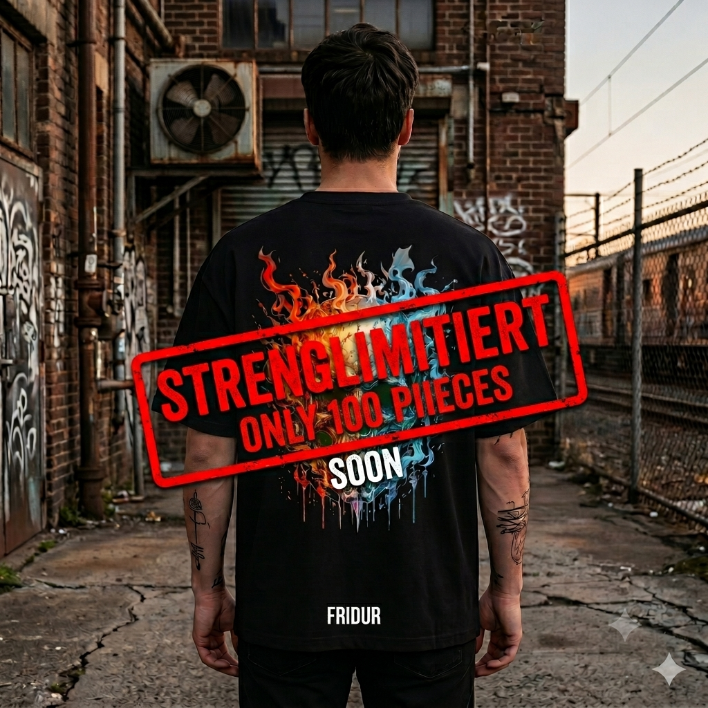 FDR Oversized Shirt – Heavyweight Bone Flames VACANCY