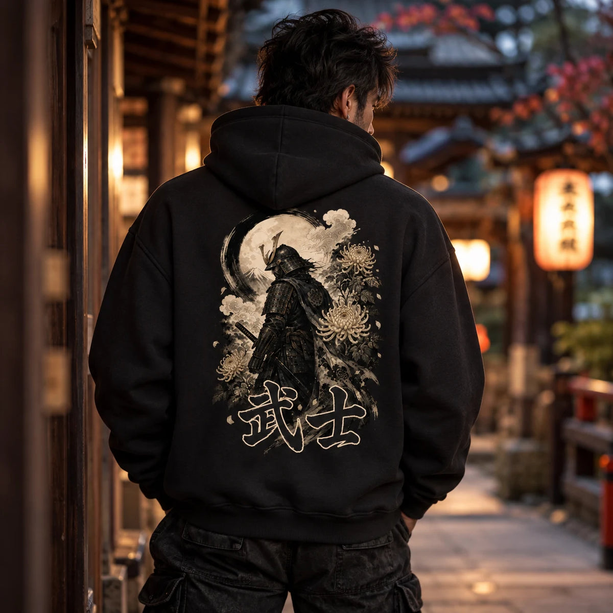 Shadow Ronin – Samurai Oversized Hoodie